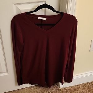 Woman's Maroon Blouse